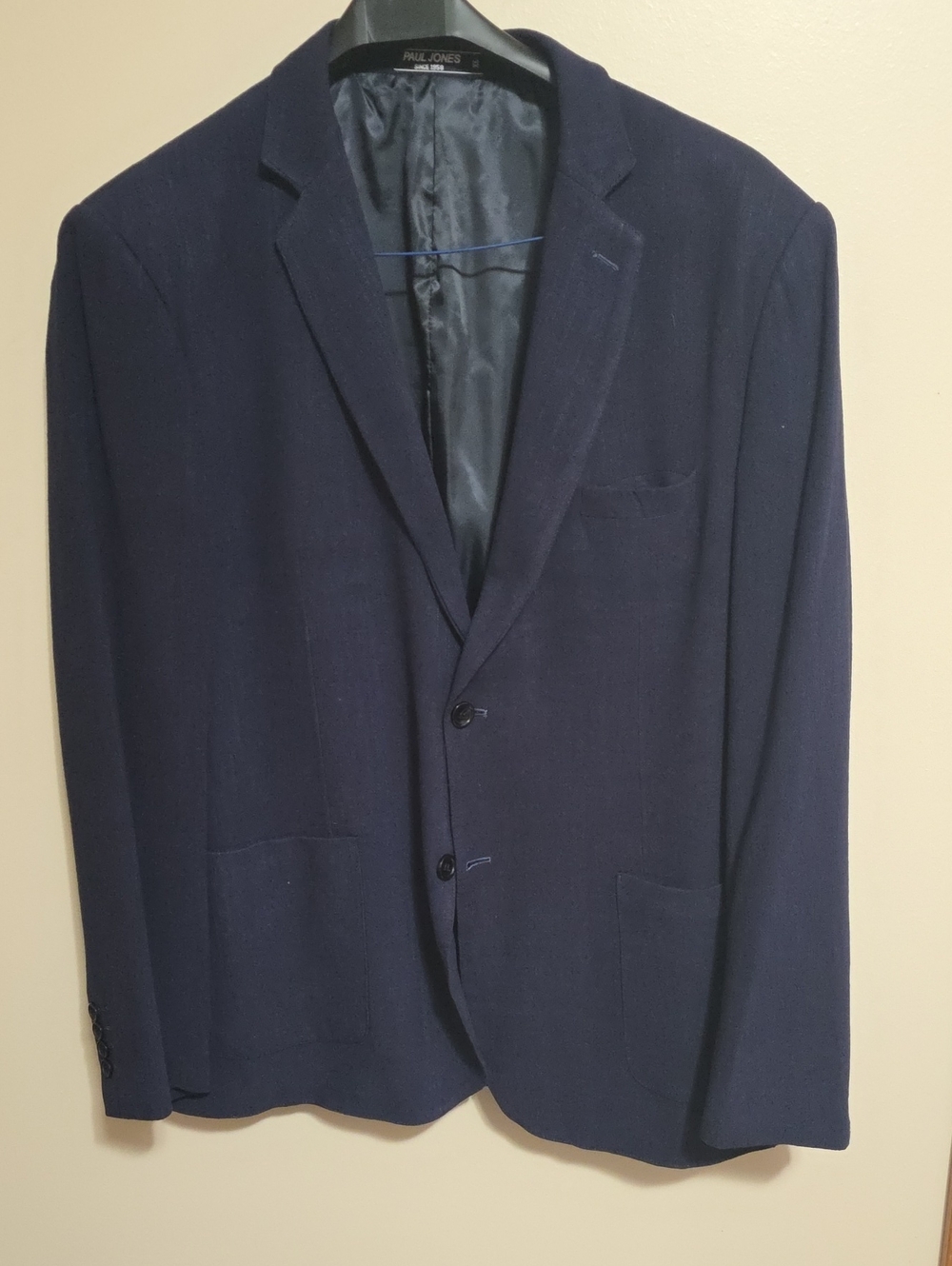 Paul Jones Navy Men's Sport Coat - Two-Button Blazer